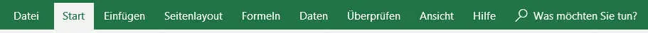 Menüband Excel anpassen