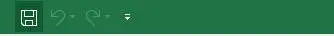 Excel Online lernen, Symbolleiste für den Schnellzugriff